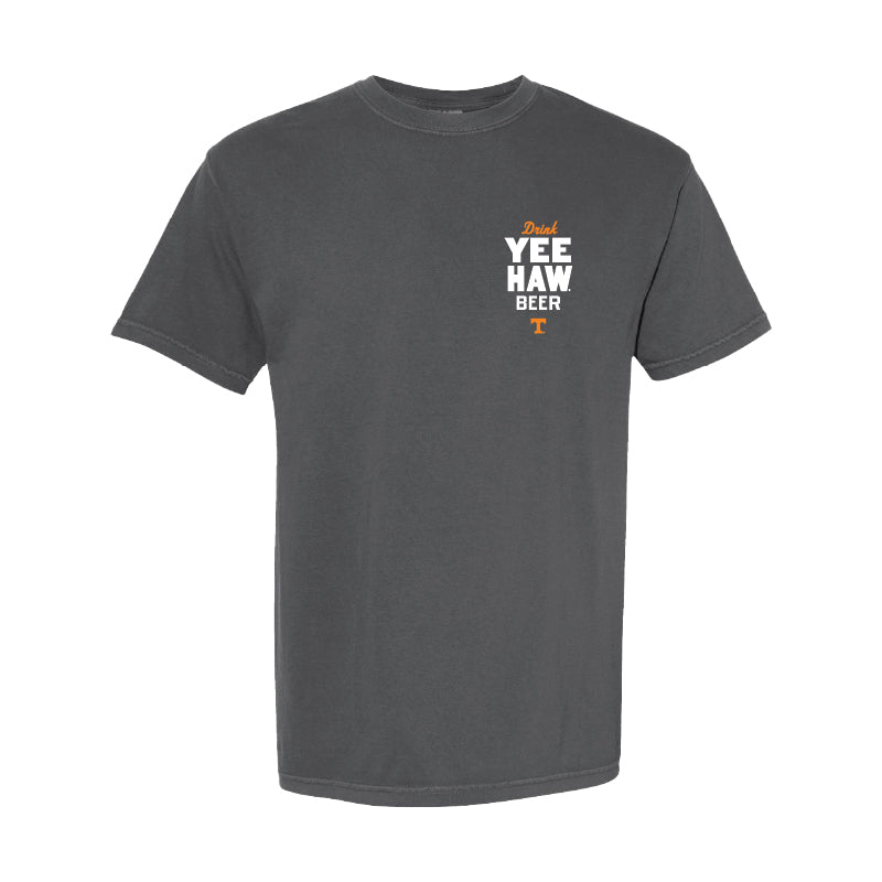 Yee-Haw UT Vol Lager Dark Mode Tee
