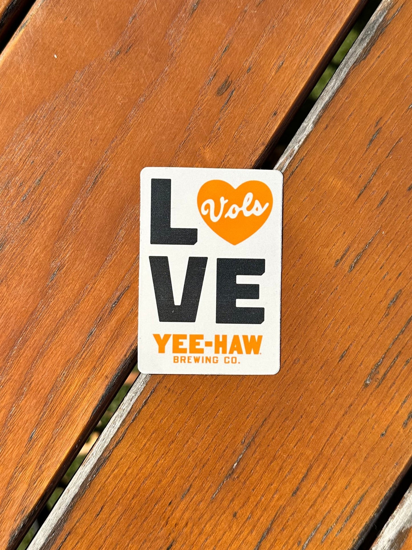 Yee-Haw Love Vols Sticker Decal