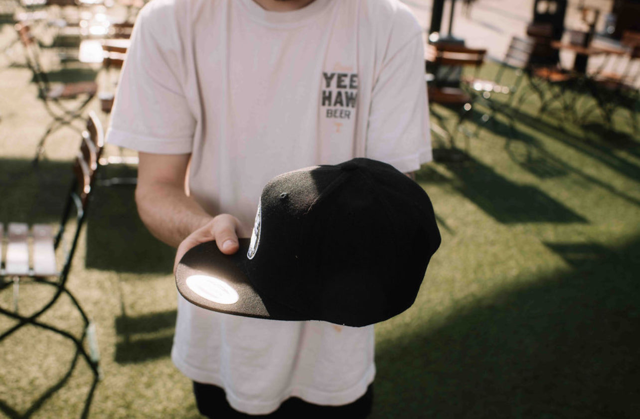 Flat Bill Circle Logo Hat