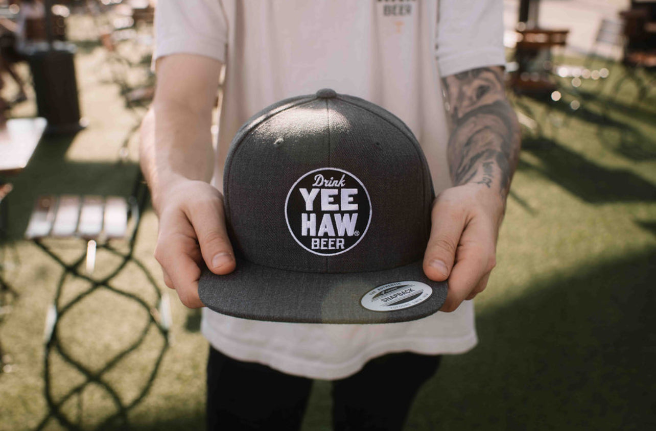 Flat Bill Circle Logo Hat
