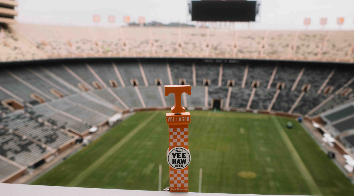 Yee-Haw Vol Lager Tap Handle