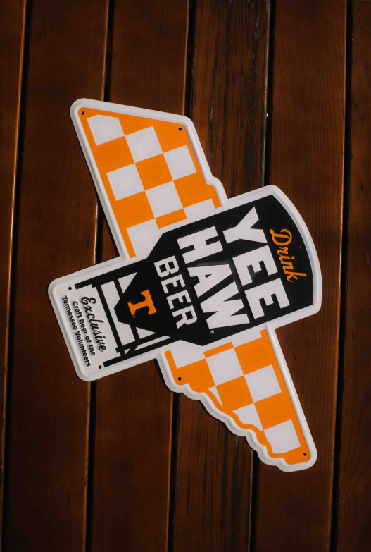 Yee-Haw University of Tennessee Metal Sign