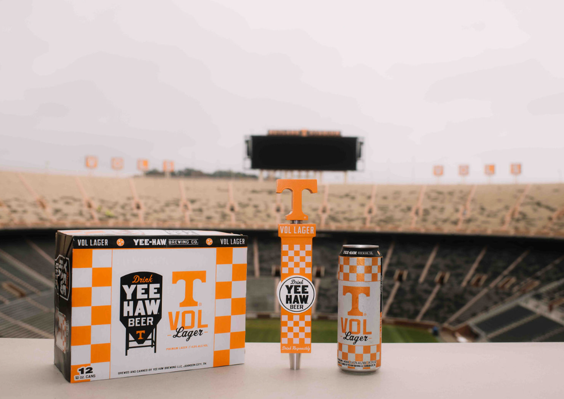Yee-Haw Vol Lager Tap Handle