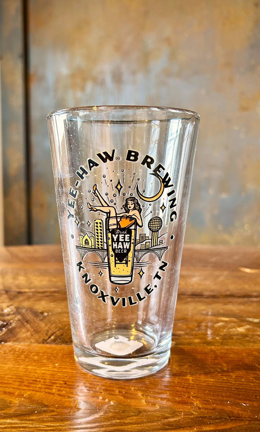 Yee-Haw Round Up Pint Glass