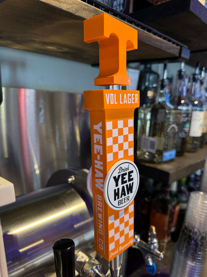 Yee-Haw Vol Lager Tap Handle