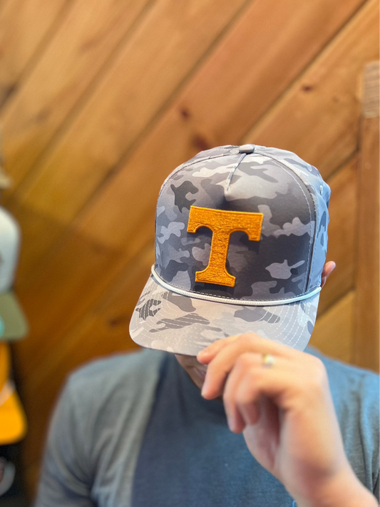 UT Yee-Haw Gray Camo Power T Hat
