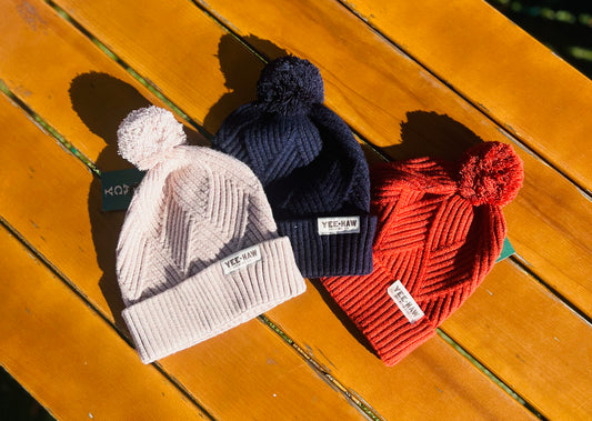 Textured Cuff Knit Beanie