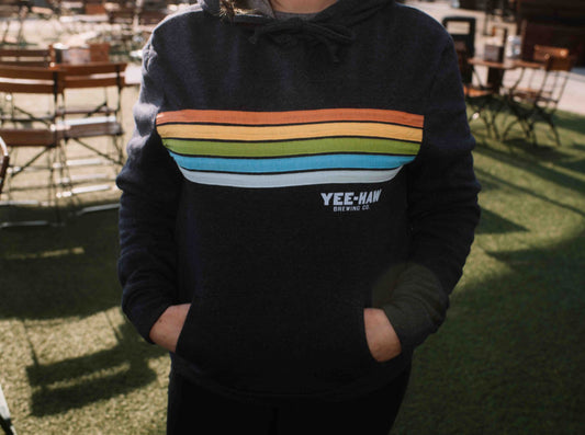 Rainbow Striped Hoodie
