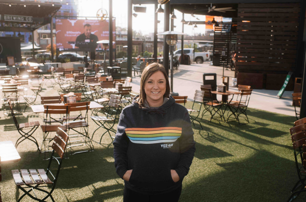 Rainbow Striped Hoodie