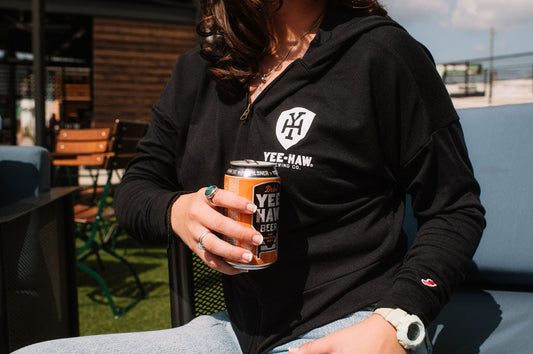 Cropped Zip-Up Hoodie